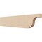 Ekena Millwork 2in. W x 6in. H x 28in. L Del Monte Woodgrain TimberThane Rafter Tail, Primed Tan RFTUR02X06X28DELRCPR - alternate 1